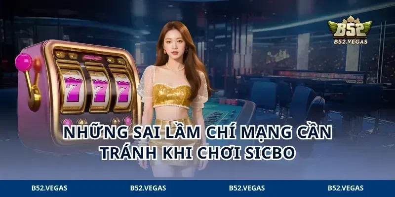 Những sai lầm chí mạng cần tránh khi chơi sicbo